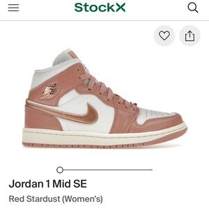 Jordan 1 Mid SE: Red Stardust